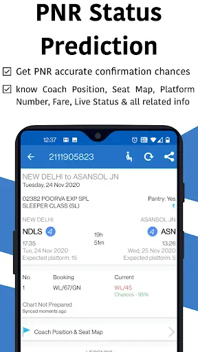 Live Train : Locate My Train скриншот 3