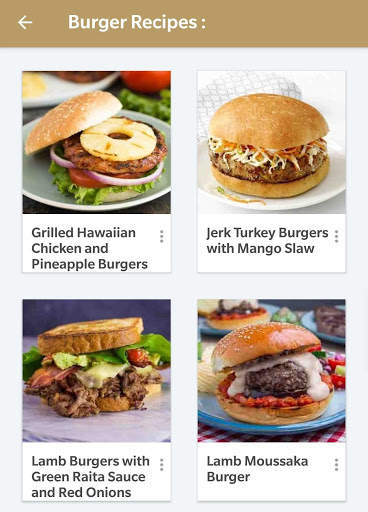 Burger Recipes Offline screenshot 3