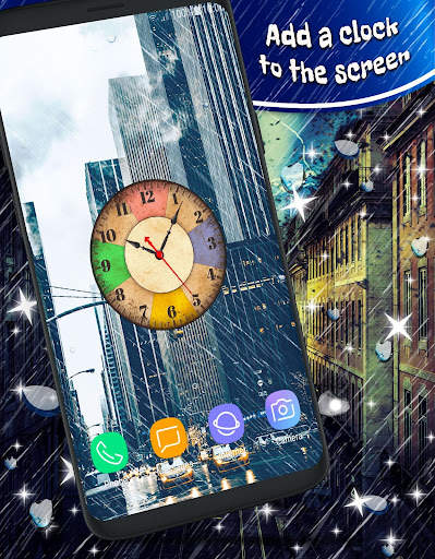 Rain Drops Live Wallpaper 🌧️ Parallax Wallpapers 1 تصوير الشاشة