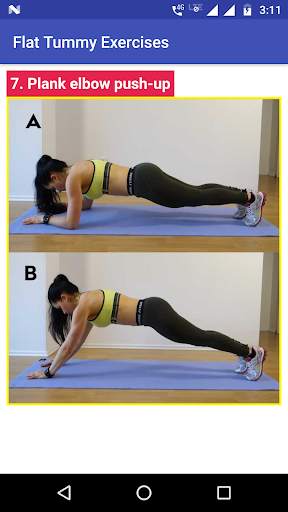 Flat Tummy Exercises screenshot 3