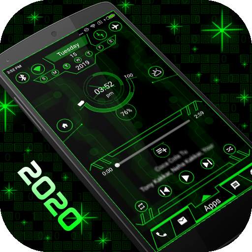 Radical Launcher 2020 - Hi-tech theme 4.0