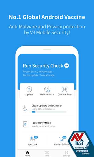 V3 Mobile Security Anti-Virus screenshot 1