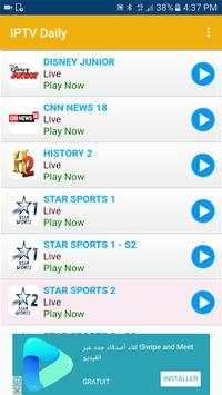 IPTV Daily  Extreme screenshot 1