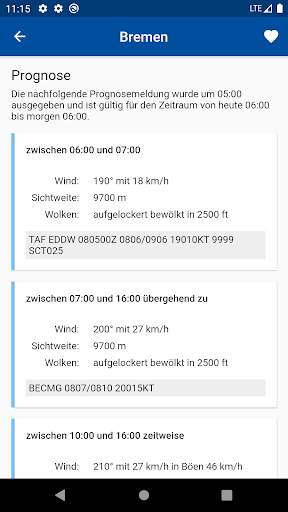 Flugwetter - METAR & TAF screenshot 3