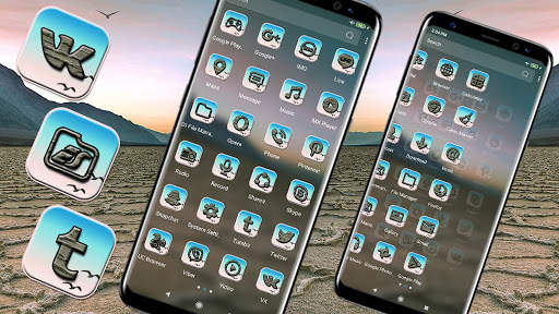 Death Valley Launcher Theme screenshot 2