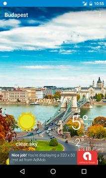 Budapest Weather screenshot 1