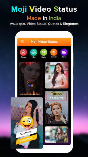 Moji Indian Video Status App | Made in India screenshot 1