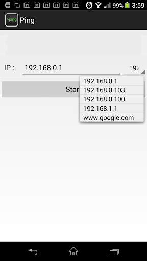 Ping screenshot 2