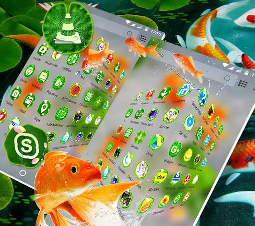 Koi Fish Launcher Theme screenshot 5