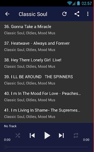 Classic Soul Songs . screenshot 3