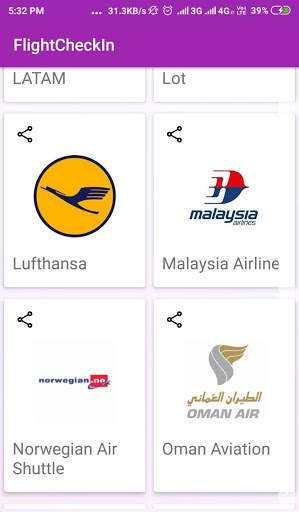 Flight Check In screenshot 1