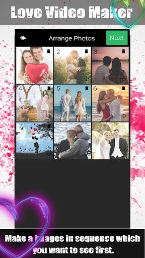 Love Video Maker स्क्रीनशॉट 3
