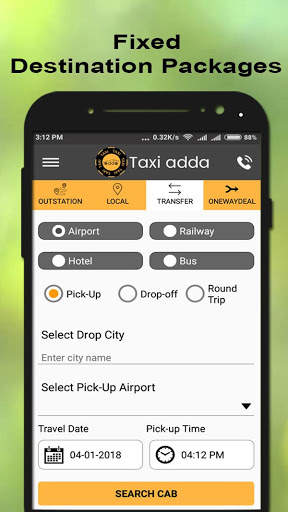TAXI ADDA: Taxi Services in Towns & Cities screenshot 4