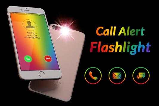 Color Flash Light Alert Calls & SMS colors 1 تصوير الشاشة