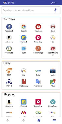 V Browser screenshot 2