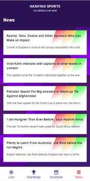 Hashtag Sports - Live Cricket Score Update App screenshot 8