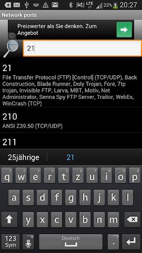 Network Ports screenshot 2