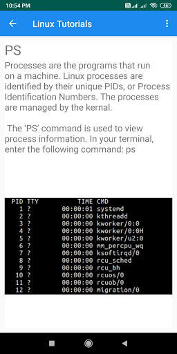Linux Tutorials screenshot 4