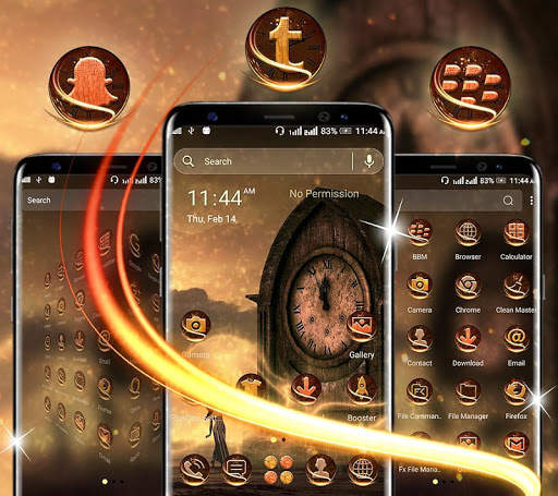 Vintage Clock Launcher Theme screenshot 4