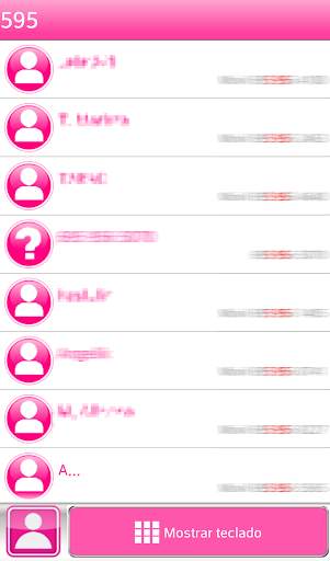 THEME PINK GLASS FOR EXDIALER screenshot 3