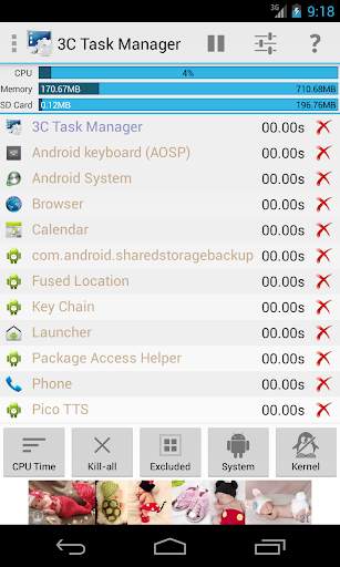 3C Task Manager 4 تصوير الشاشة