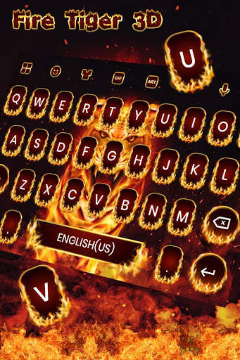 Fire Tiger 3D Keyboard скриншот 2