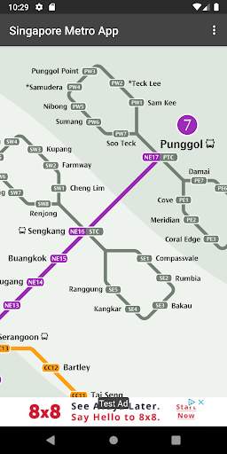 Offline Singapore Metro Map screenshot 3