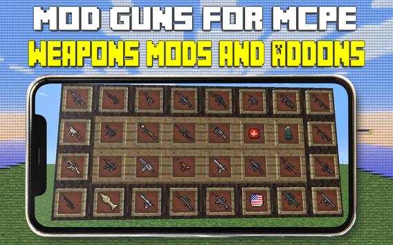 Mod per pistole e armi per MCPE 2020 screenshot 5