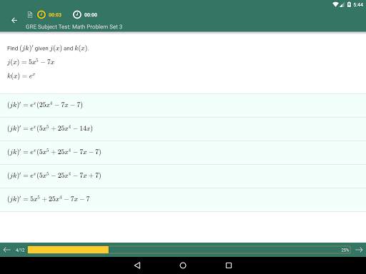 Varsity Tutors GRE® Exam Prep - Math 7 تصوير الشاشة