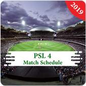 PSL 4 Match Schedule - PSL 2019 1.0