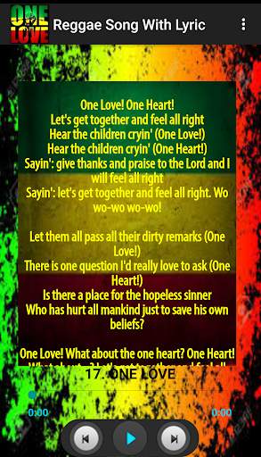 Reggae Music Offline With Lyric screenshot 5