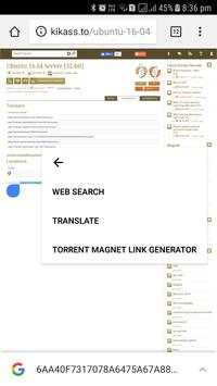Torrent Magnet Link Generator screenshot 2