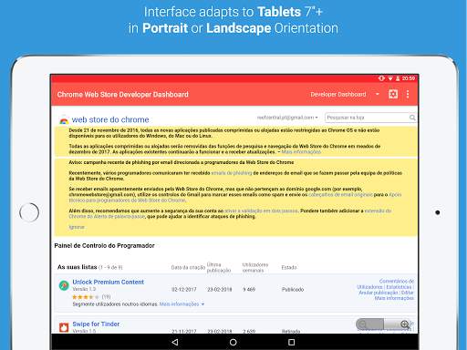 Developer Dashboard for Chrome screenshot 7