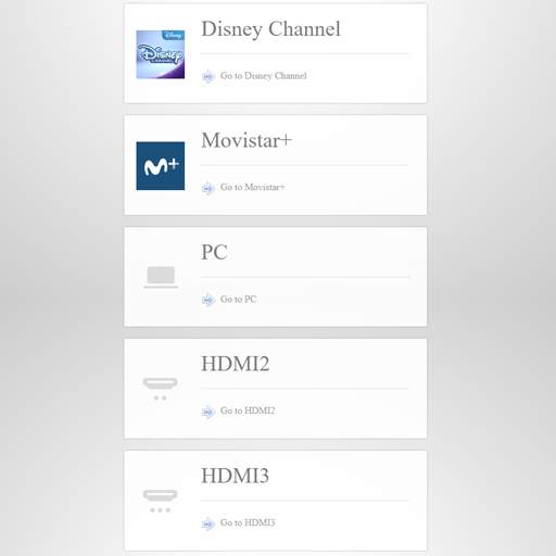Acceso rápido TV LG 2 تصوير الشاشة