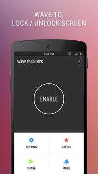 Wave To Unlock screenshot 1