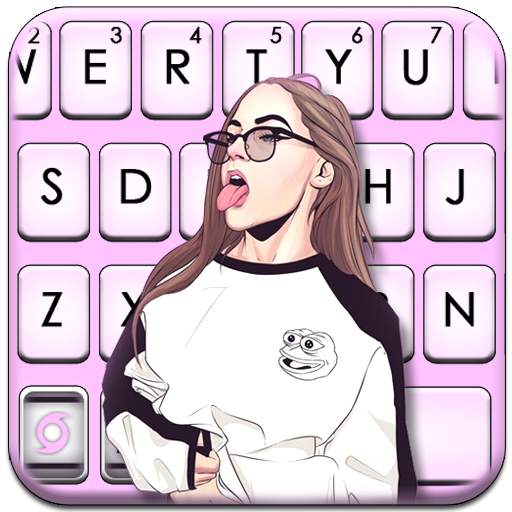 Cool Girl Swag Keyboard Theme 1.0