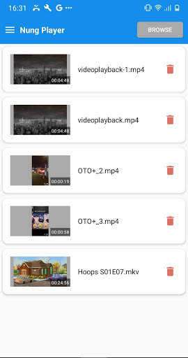 Nung Player - Video for Android screenshot 3