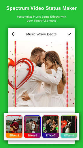 Music Beats Wave Particle.ly Video Status Maker स्क्रीनशॉट 5