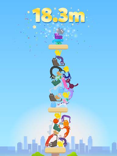 Cat Stack - Cute and Perfect Tower Builder Game! screenshot 17