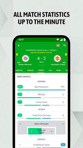BeSoccer - Fußball Ergebnisse screenshot 4