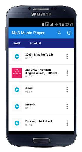 Mp3 Music Player Gold screenshot 2