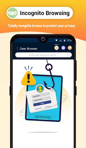 Deer Browser Lite: Free, Light & Safe Browser 📺 screenshot 5
