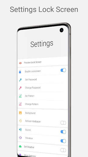 Lock Screen S20 Style screenshot 5