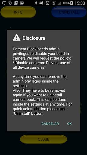 Camera Block -Protect your cam screenshot 1