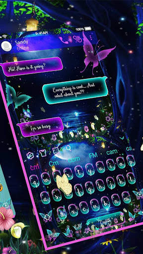 SMS Fairyland Butterfly Keyboard screenshot 2