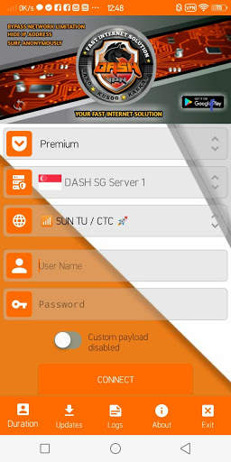 Dash VPN Reload скриншот 2