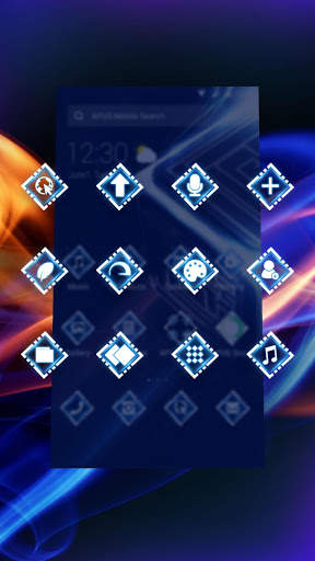 Magical Cool Glitter Technology Launcher theme screenshot 3
