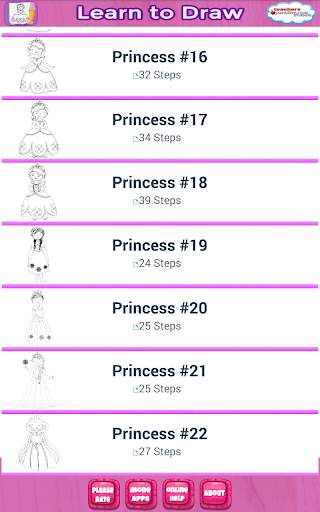 Easy Draw: Learn How to Draw a Princesses & Queens screenshot 9