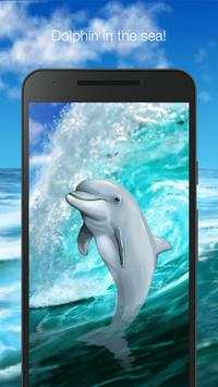 Dolphin in the sea live wallpaper screenshot 1