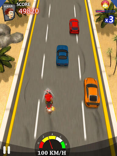 Real Racing Moto: Heavy Bike Race 3D Game screenshot 3